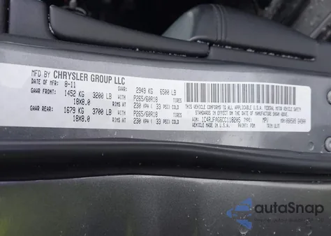 2012 Jeep Grand Cherokee Laredo z USA, uszkodzony, nr VIN 1C4RJFAG6CC118205